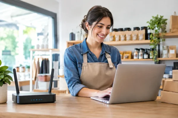 أفضل حلول إنترنت للمتاجر الصغيرة دون توقف