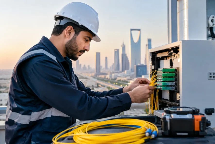 مهندس شبكات إنترنت وألياف ضوئية بالرياض لخدمتك